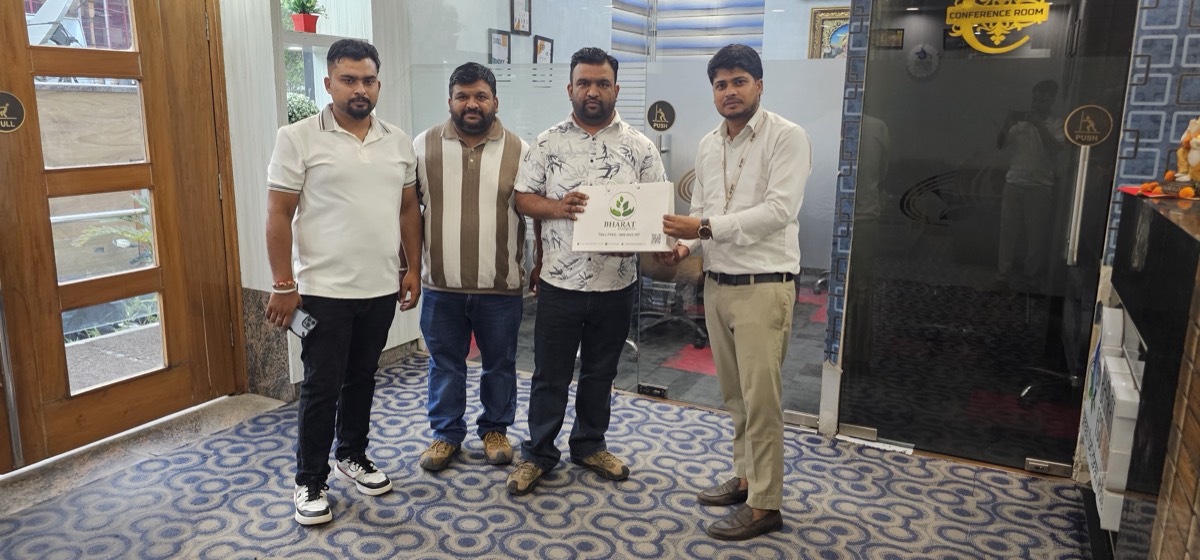 Clients and partners with the Bharat Group team