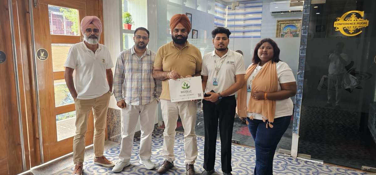 Clients and partners with the Bharat Group team