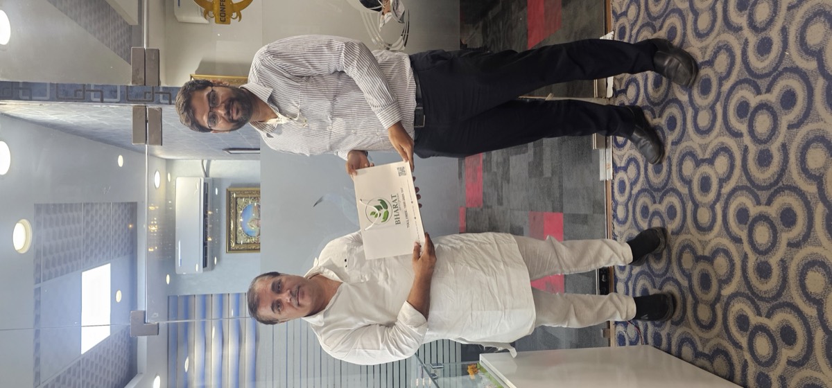 Clients and partners with the Bharat Group team