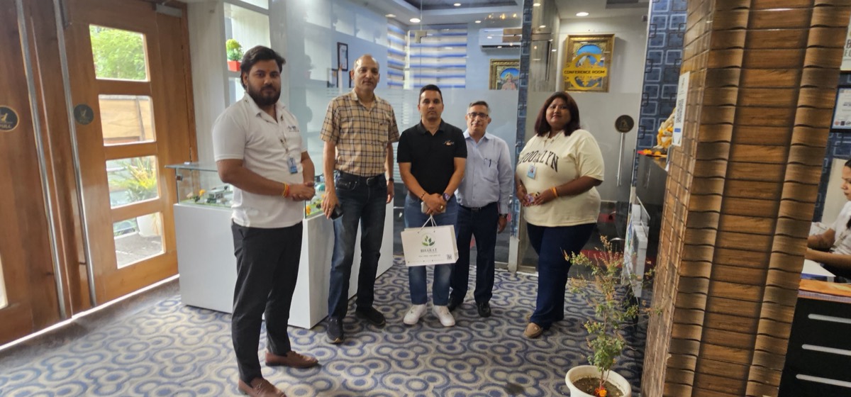Clients and partners with the Bharat Group team