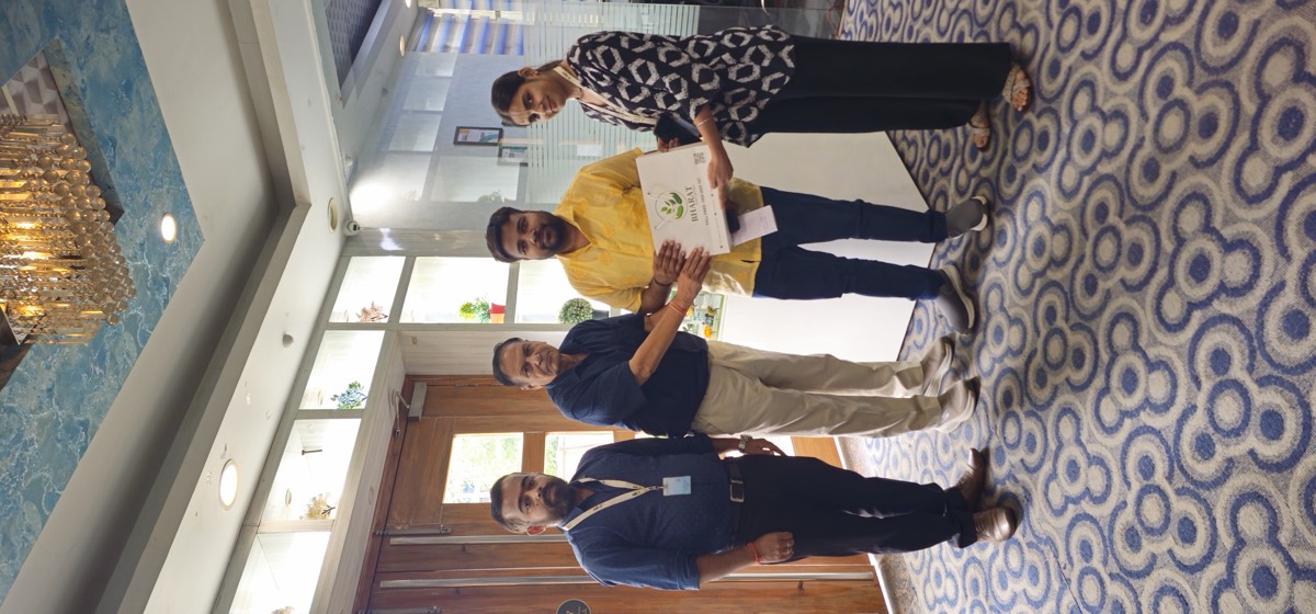 Clients and partners with the Bharat Group team