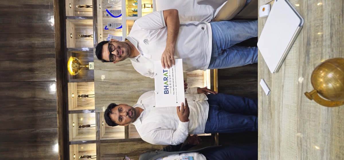 Clients and partners with the Bharat Group team