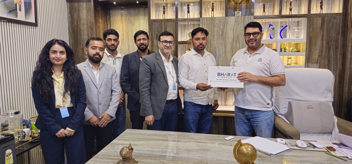 Clients and partners with the Bharat Group team